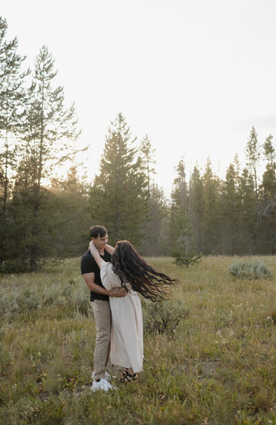 Engagement Session at Kelly Canyon in Southeastern Idaho, Idaho Falls Engagement Photographer, Idaho Falls Wedding Photographer, Idaho Couples, Judith Photo Co