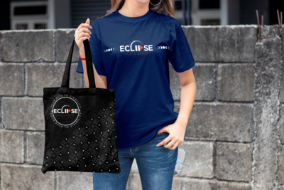 T-Shirt with Canvas Bag Mockup