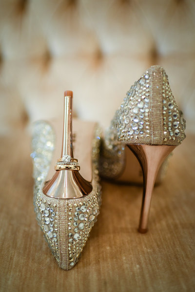 Blinged out Wedding shoes, Dogwood Venue  in Mississippi
