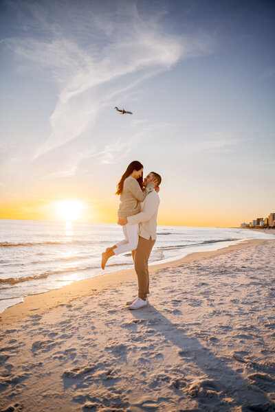 Engagement session in Destin