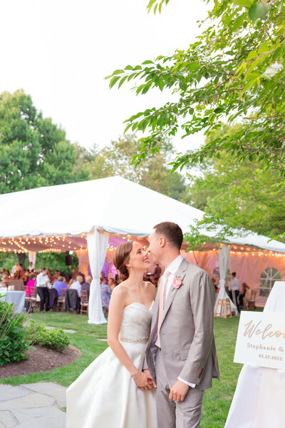 Great Fall Virginia Backyard Wedding in the Spring in DC