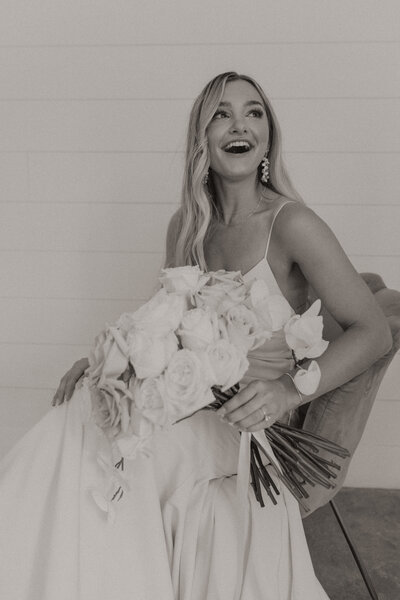 Portrait of a bride on her wedding day