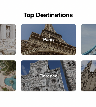 travel destinations thumbnails - tales of adventure