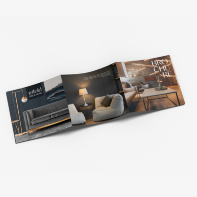 Custom printing brochures , trifold, difold, z-fold