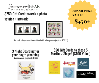 $20 Gift Cards to these 5 Martinez Shops! ($80 Value)