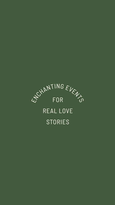 Spell Events submark logo on a dark green background