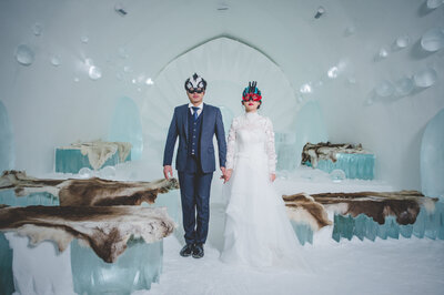Wedding coordinator for winter and summer weddings in Swedish Arctic