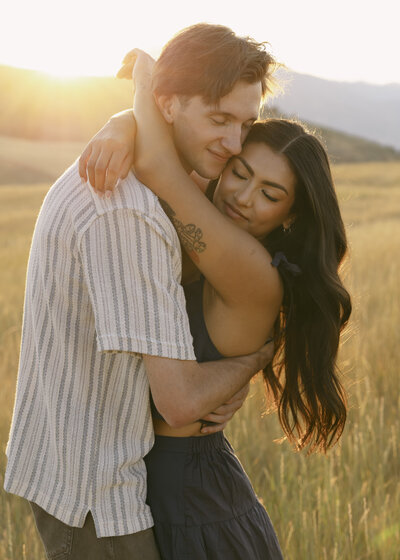 Engagement shoot in Cache Valley