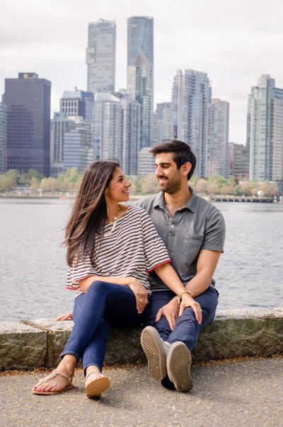 Stanley Park Vancouver Canada Couples Engagement Photography Shoot