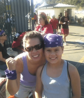Genevieve and Brandy supporting the cause at Walk to End Epilepsy.