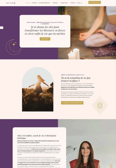 Template showit pour entrepreneur