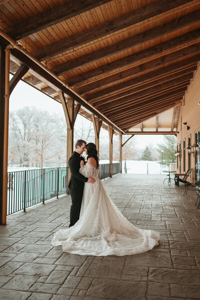 Minnesota NYE Winter Wedding