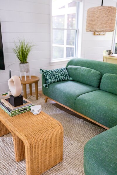 green couch