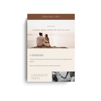 Flodesk email templates voor fotografen