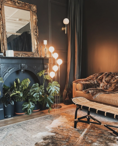 Studio image neutral made bed with boho background in Tampa Bay, Florida Nadine B Photography