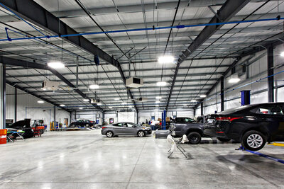 L&L Hills Body Shop, built by Cooper Construction