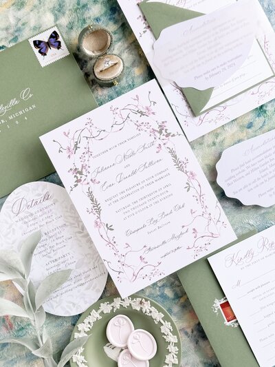 luxury weddng invitations