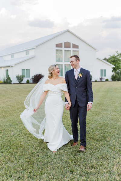 Sunset Portraits at Emerson Fields Wedding Venue in Excello Missouri