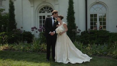 Wedding film with horse