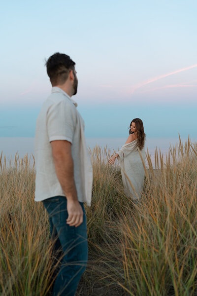 Casual minneapolis engagement photoshoot
