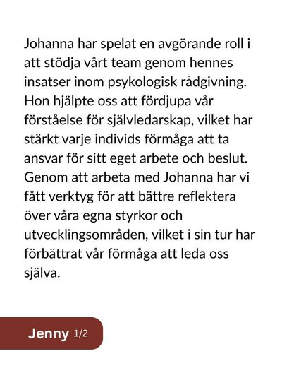 Johanna Video Vert