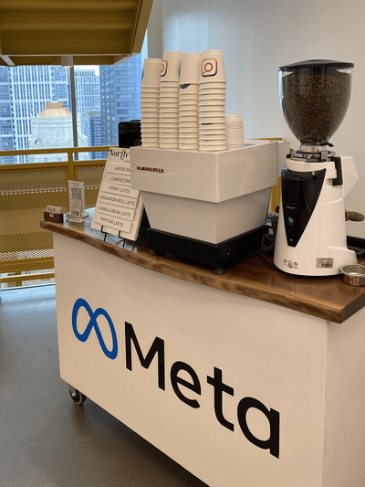corporate coffee cart for events