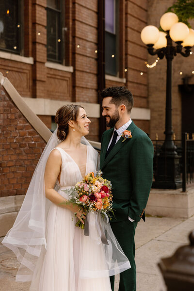 romantic couple portrait in minneapolis