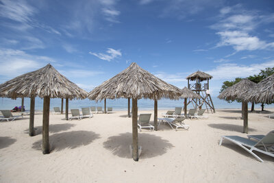 umbrellas on beach