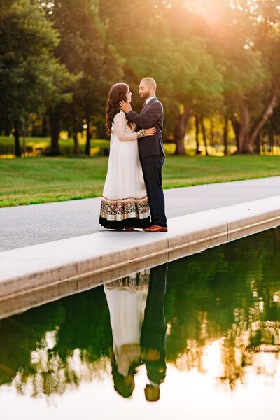 Engagement session at the National Mall in Washington, DC