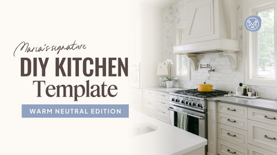 DIY Kitchen Planning Template | Maria Killam