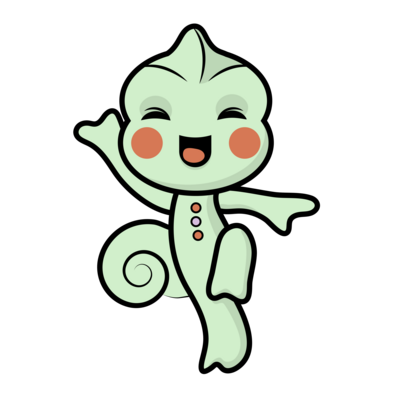 Mascotte créée par Fenicia Studio pour l'identité visuelle d'une organisation proposant des ateliers de chants inclusifs.