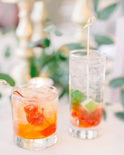 Cocktails made by LedgeCrest bar staff