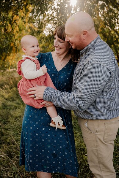 Family smile at the Northern Colorado photographer