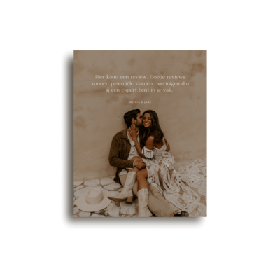 Boho Instagram post templates voor fotografen