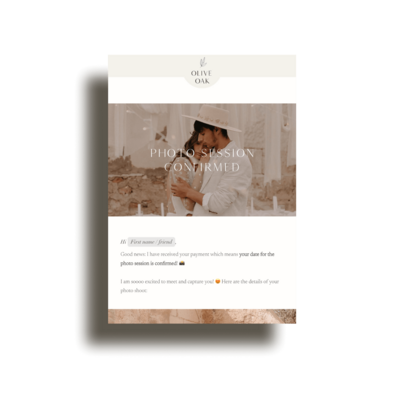 Flodesk email templates voor fotografen