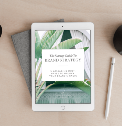 brand strategy guide from copywriter for websites