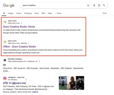 seo result