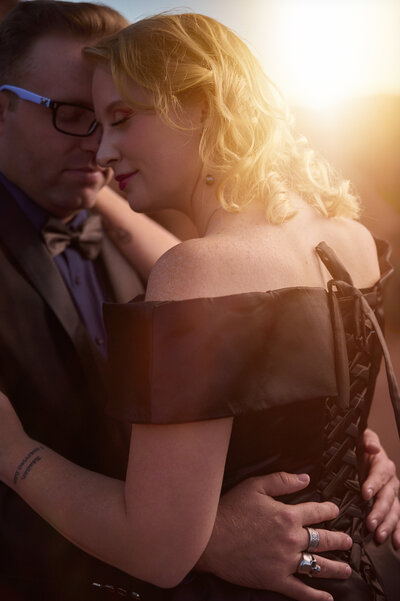 sunset lincoln nebraska wedding and elopement photography
