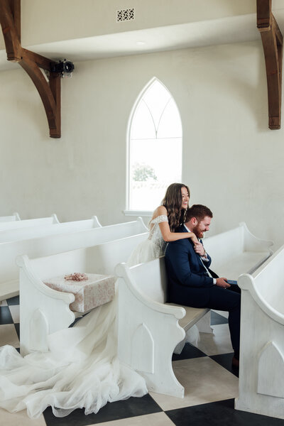 Wedding ceremony for happy couple