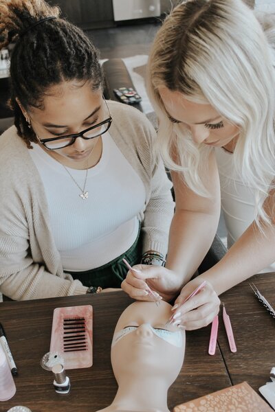 Group of lash students