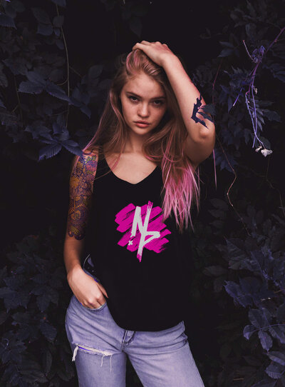 Girl Tank Top Band Swag