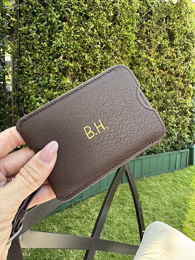 Brand Event Activation Hot Foiling on Leather Luggage Tags