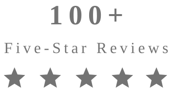 Number of five star reviews badge.
