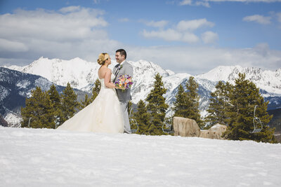 winter vail wedding