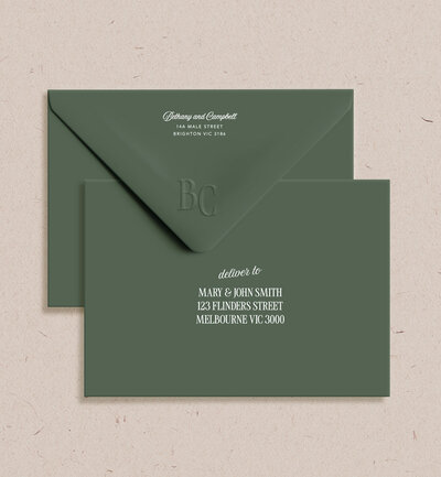 Big Love neutrals invitation package by State of Elliott