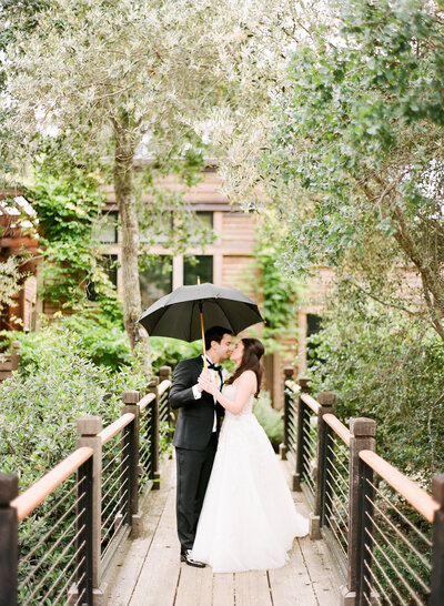 Allison and Adam's wedding at Calistoga Ranch in Calistoga, California featured in Carats and Cake.