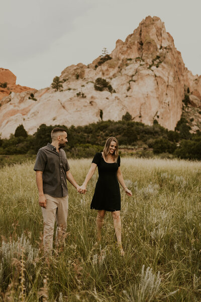 Garden of the Gods, Denver Colorado. Wedding elopement couples engagement photographer