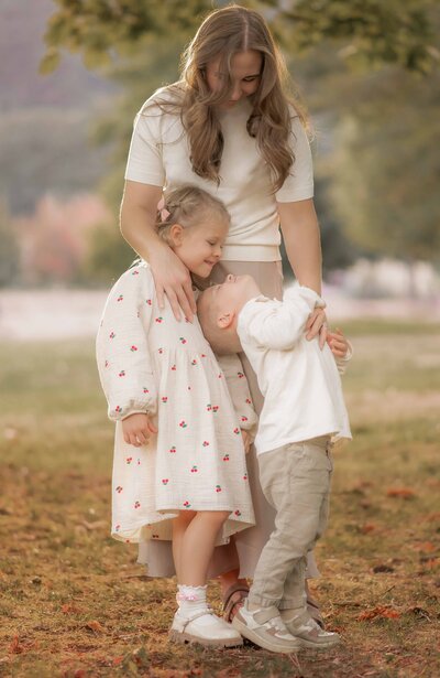 Family at Lake Lacamas Park, WA