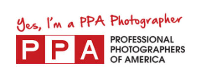 Professional Photographer certification and  member badge from the PPA