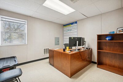 Temporary office for construction company